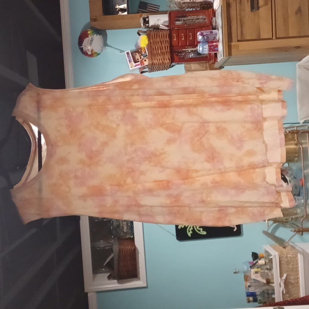 Peach summer tank top Sanoma 4xl